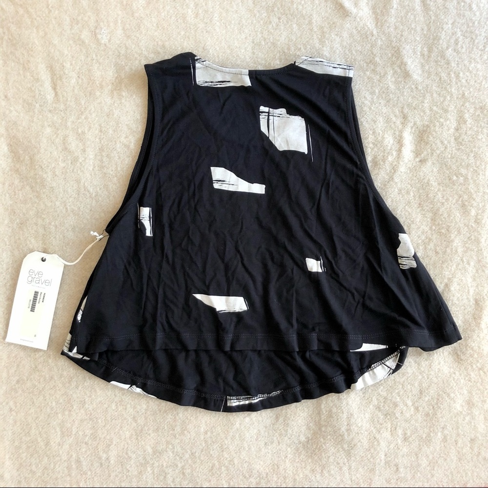 NWT Eve gravel minnow top in black - Picture 6 of 7